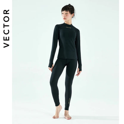 VECTOR Women Ultra Soft Winter Thermal Base Layering Set with Quick Dry Fleece