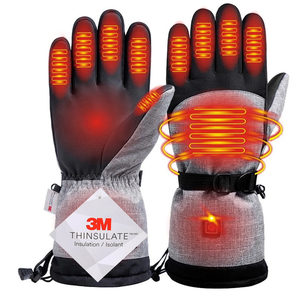 Winter Heated Gloves – Electric Thermal Waterproof Gloves for Outdoor Sports