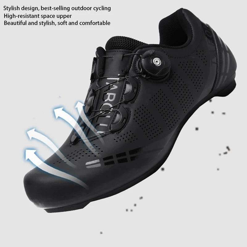 LiXingMing Men's & Women's Cycling Shoes - Road Bike Racing Sneakers with SPD Cleats