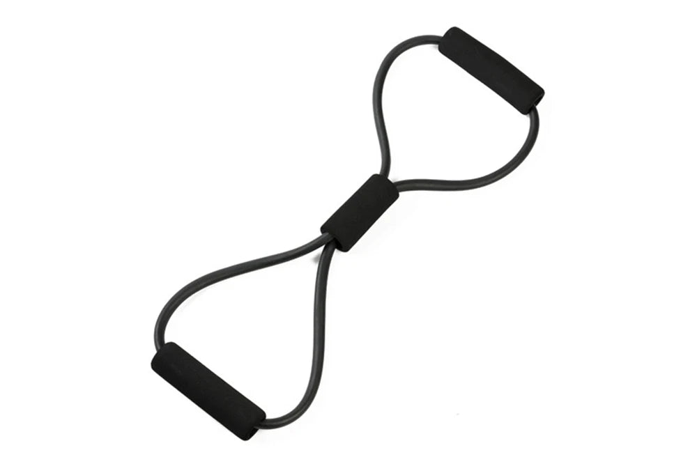 8-Shaped Yoga Resistance Band – Chest Expander & Exercise Puller