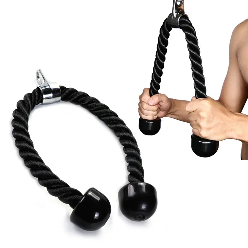 1PC Double Head Pull Rope for Biceps & Triceps Training