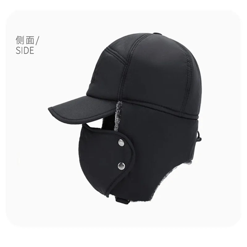 2024 Winter Warm Artificial Fur Baseball Hat