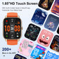 1.85" Smartwatch - IP68 Waterproof, 110+ Sport Modes, Fitness Tracker