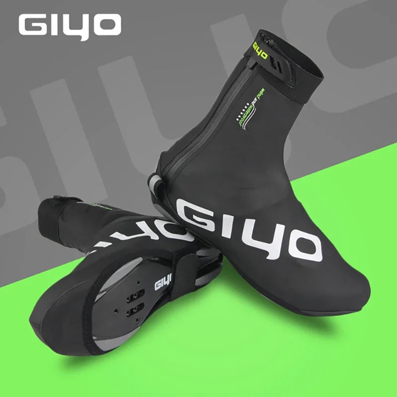 GIYO Waterproof Winter Cycling Shoe Covers for Men & Women - MTB & Road Bike Racing Overshoes