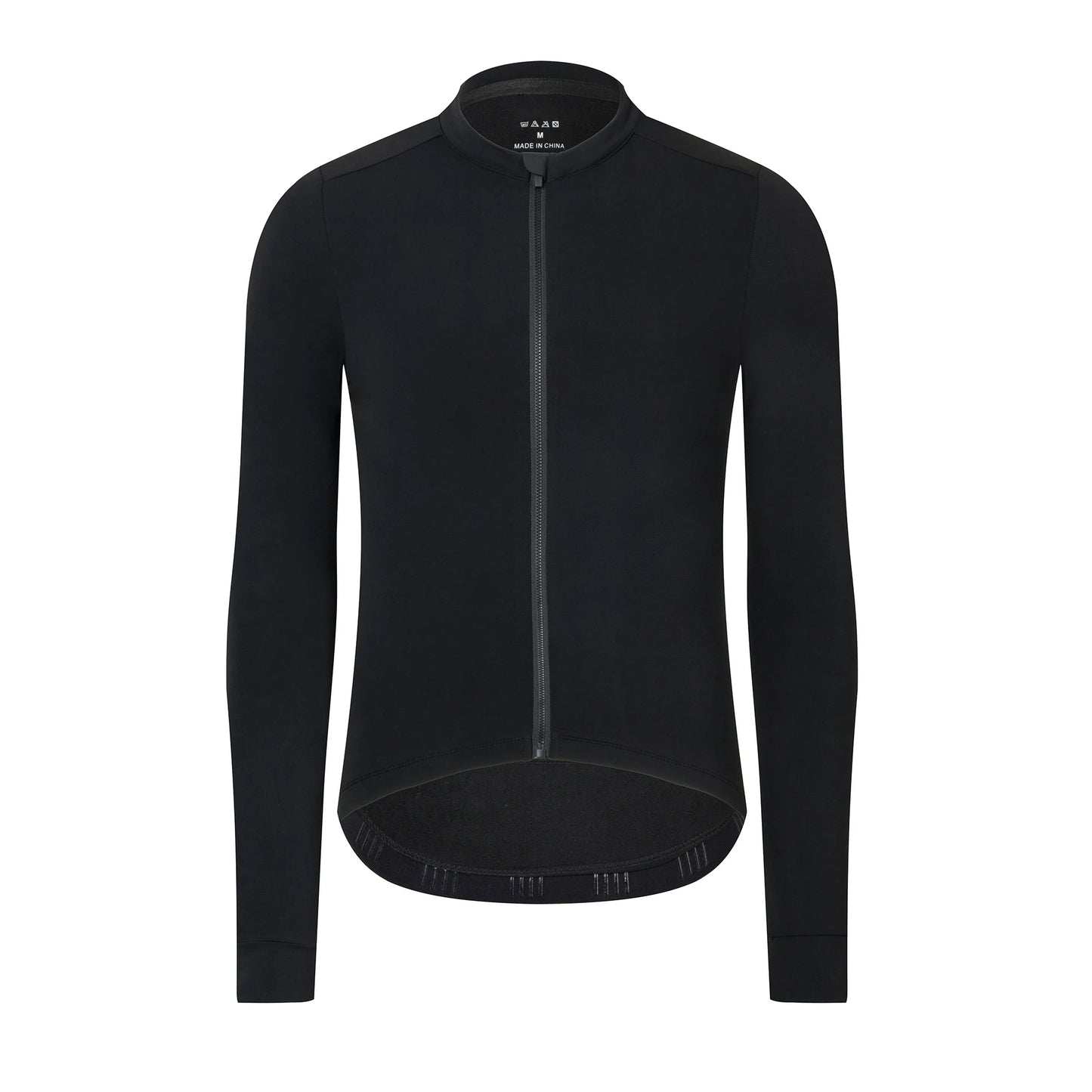 Rsantce 2024 Winter Thermal Fleece Cycling Jersey - Men's Long Sleeve MTB Shirt