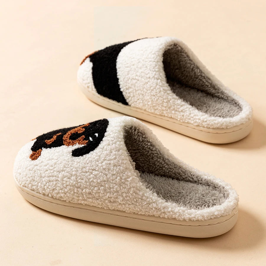 Cute Dachshund Dog Women Slippers - Warm & Lightweight