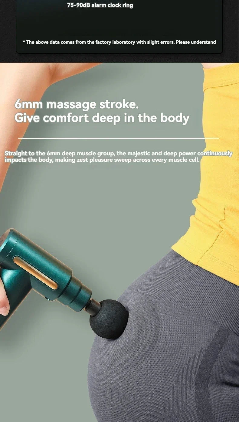 Mini Massage Gun – Fascia Muscle Relaxation Vibrating Fitness Equipment