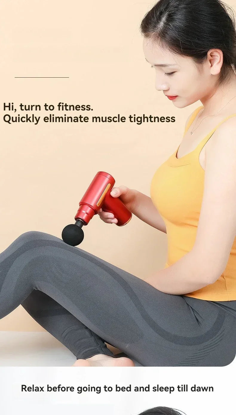 Mini Massage Gun – Fascia Muscle Relaxation Vibrating Fitness Equipment