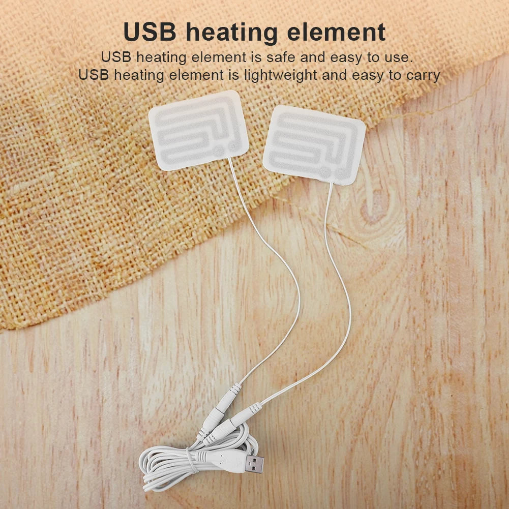 Electric USB Heated Gloves for Skiing & Outdoor Activities