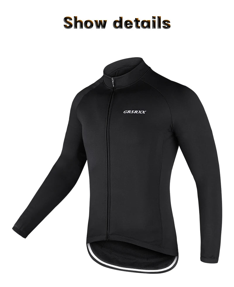 GRSRXX Winter Warm Cycling Jacket - Unisex Mountain Bike Jersey