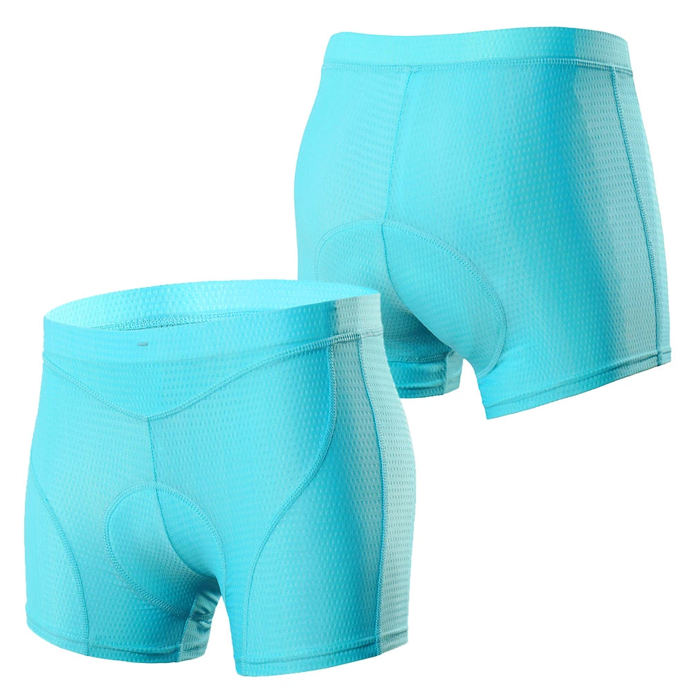 Women’s 3D Padded Bike Underwear Shorts – MTB Cycling Comfort