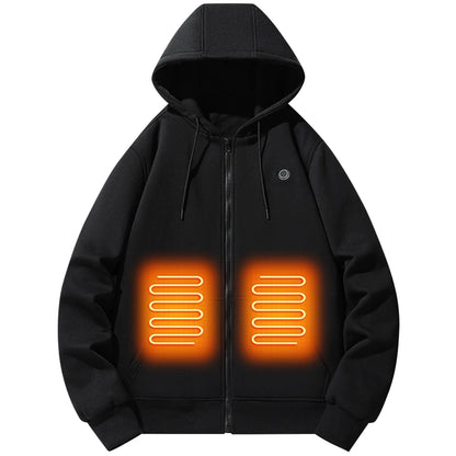 Men & Women Outdoor Electric Heated Hoodie - USB Charging Winter Warm Sportswear