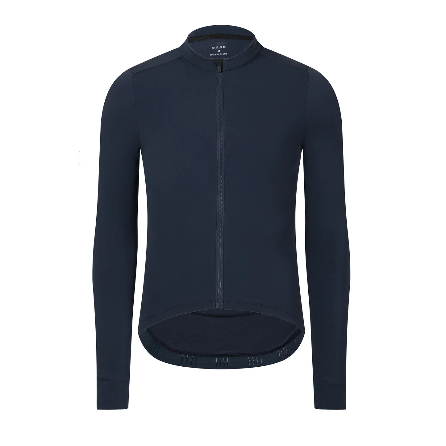 Rsantce 2024 Winter Thermal Fleece Cycling Jersey - Men's Long Sleeve MTB Shirt