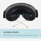 Snowboard Goggles for Glasses - Anti-Fog, Cold Weather, TPU Frame