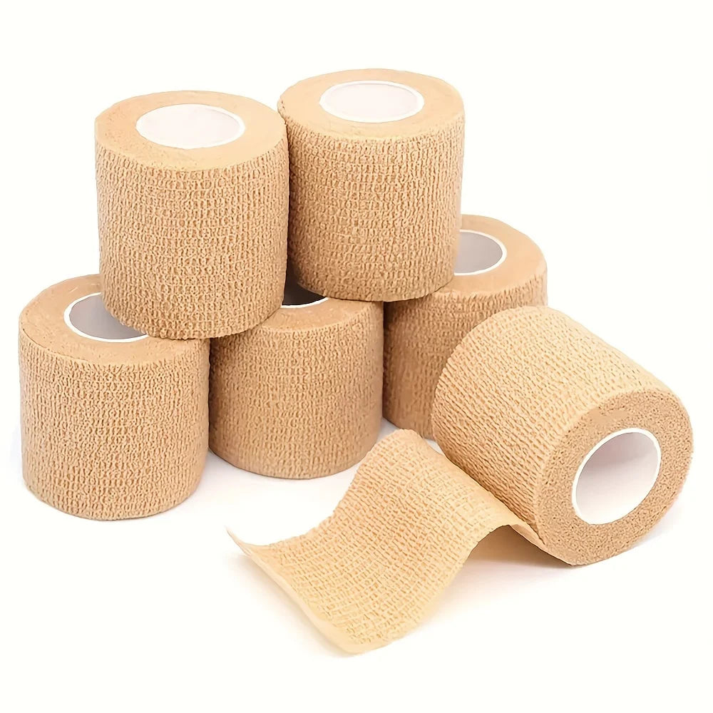 3Pcs Self-Adhesive Elastic Bandages 5cm x 4.5m First Aid Patch