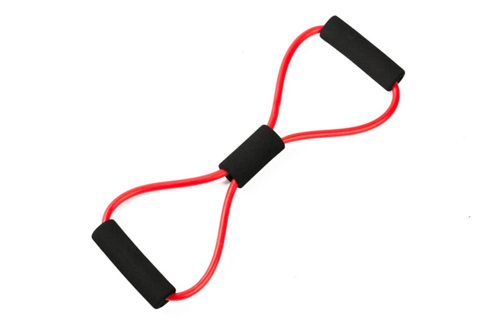 8-Shaped Yoga Resistance Band – Chest Expander & Exercise Puller