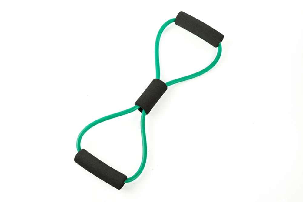 8-Shaped Yoga Resistance Band – Chest Expander & Exercise Puller