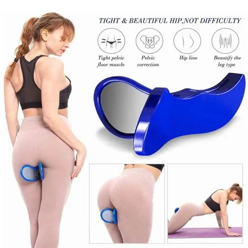 Hip Trainer Gym Kegel Pelvic Floor Strengthener - Thigh & Buttocks Exercise Equipment