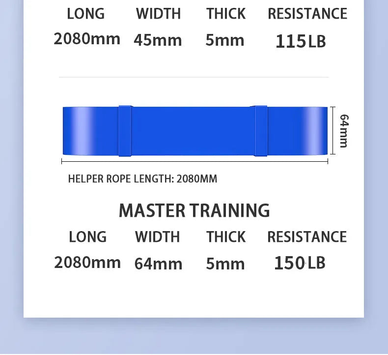 Yoga Resistance Band – Elastic Fitness & Strength Training