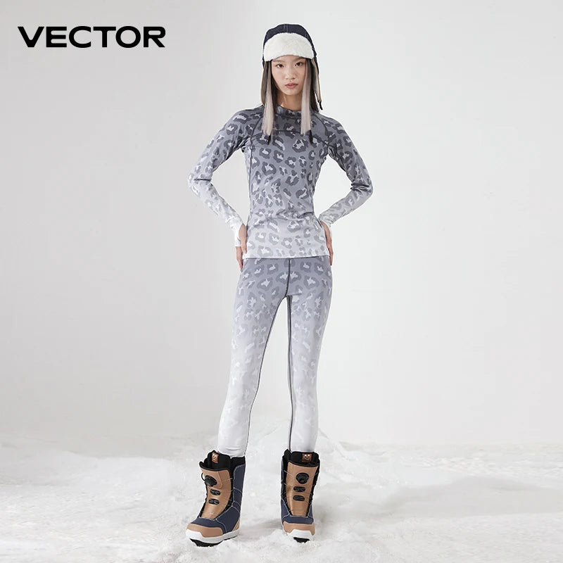 VECTOR Women Ultra Soft Winter Thermal Base Layering Set with Quick Dry Fleece