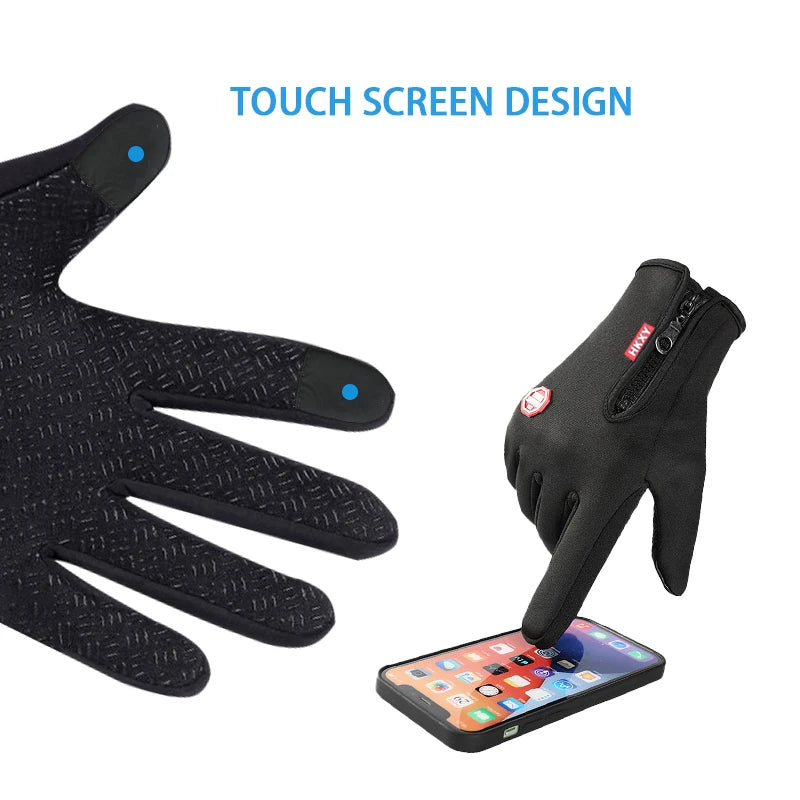 Winter Waterproof Touchscreen Gloves for Men & Women