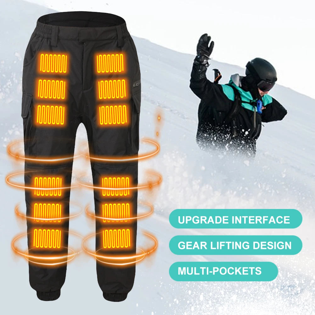 2024 USB Electric Heated Winter Hiking Pants