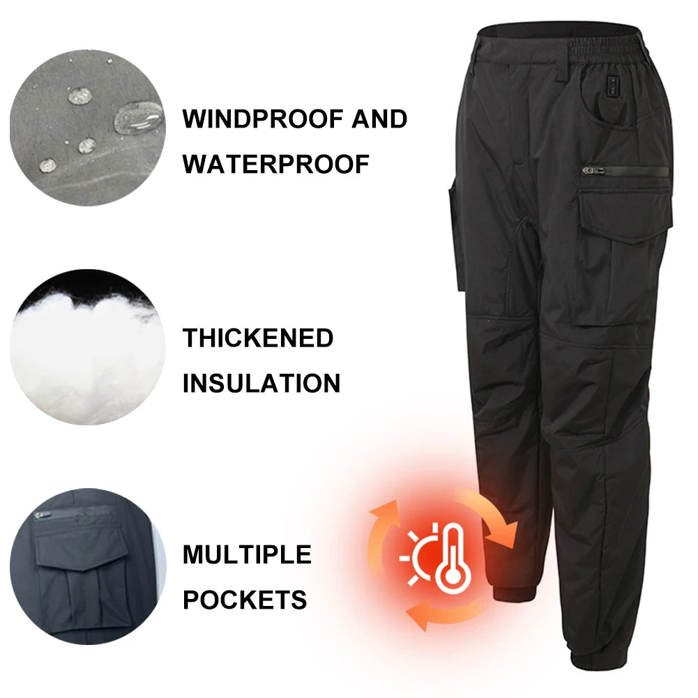 2024 USB Electric Heated Winter Hiking Pants