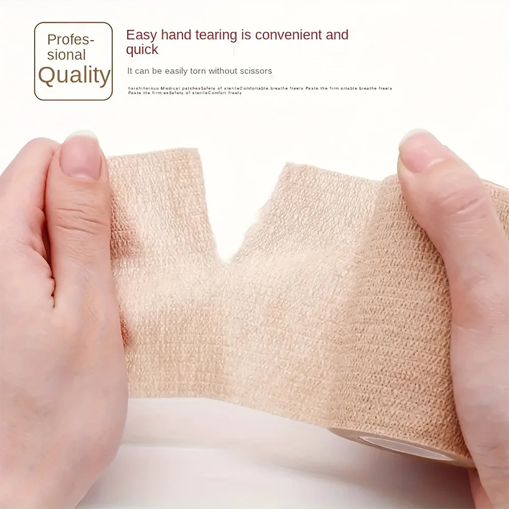 3Pcs Self-Adhesive Elastic Bandages 5cm x 4.5m First Aid Patch
