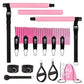 MIAO 11pcs Portable Pilates Bar Kit – Home Gym Workout Set