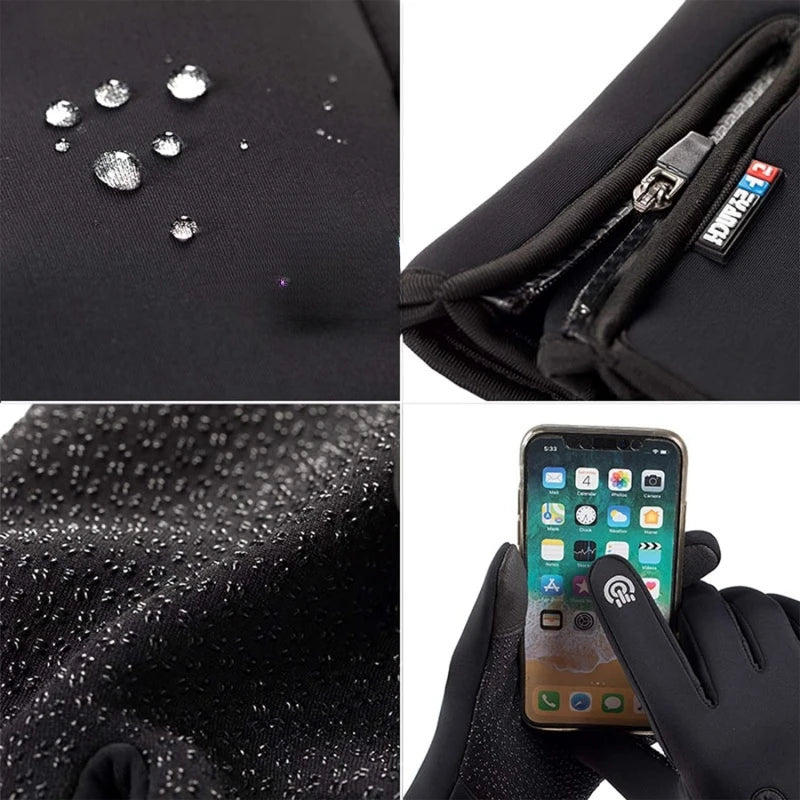 Winter Thermal Touchscreen Gloves – Waterproof & Windproof