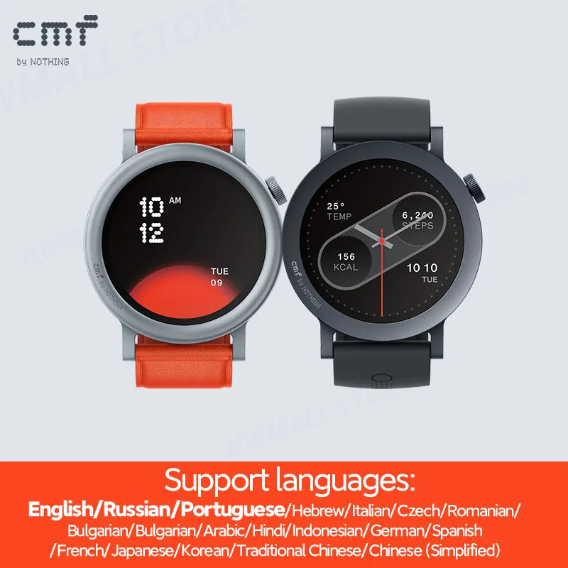 Global Version CMF by Nothing Watch Pro 2 1.32" AMOLED GPS Bluetooth 5.3 AI Noise Reduction