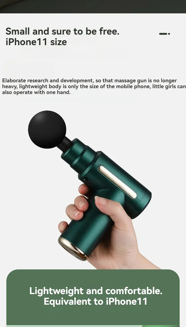 Mini Massage Gun – Fascia Muscle Relaxation Vibrating Fitness Equipment