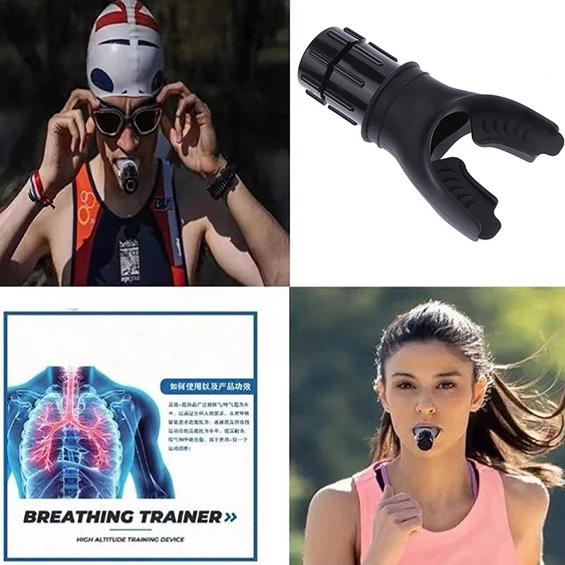 Breathing Trainer Lung Respirator for Fitness & Altitude Training