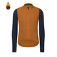 Rsantce 2024 Winter Thermal Fleece Cycling Jersey - Men's Long Sleeve MTB Shirt