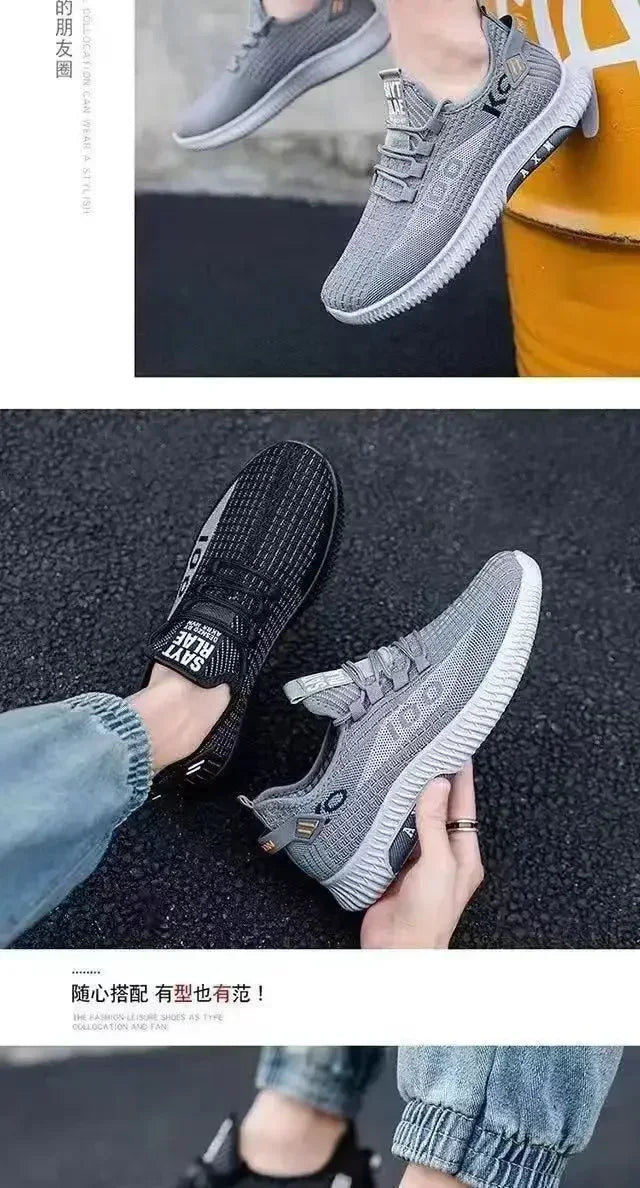 Versatile Men's Mesh Breathable Sports & Casual Running Shoes